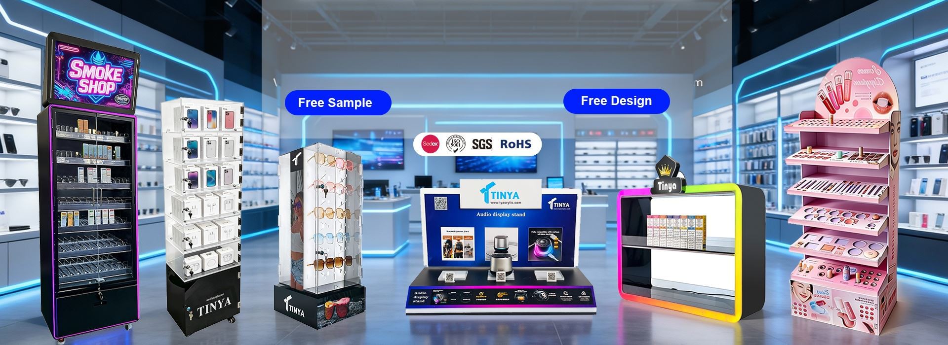 Custom Cigarette Display Rack