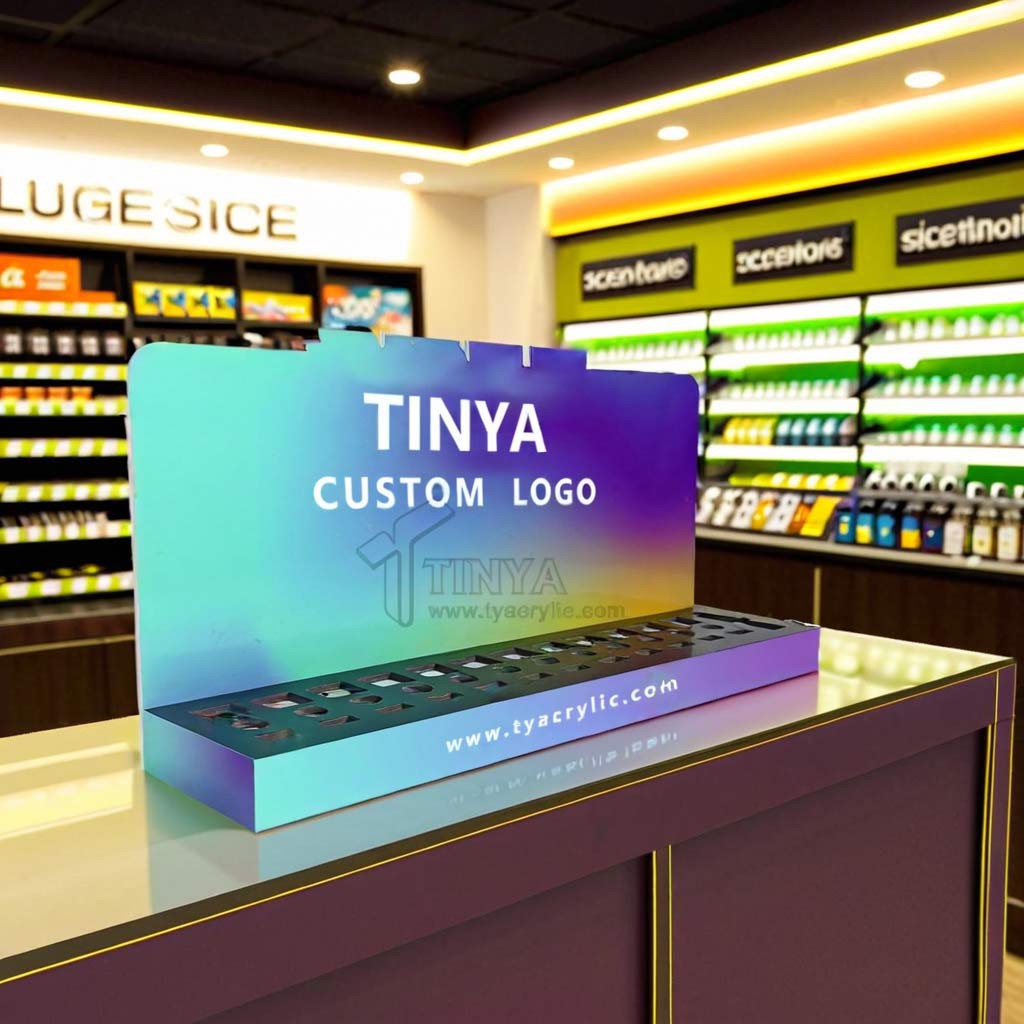 Custom Portable Retail Display Rack Plastic Acrylic Electronic Cigarette Display Racks for Store Use Custom Portable Retail Display Rack Plastic Acrylic Electronic Cigarette Display Racks for Store Use